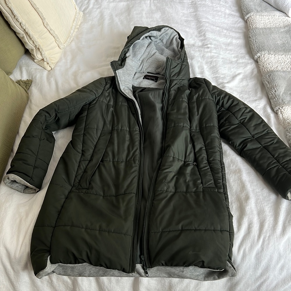 Vici Long Puffer with sweatshirt material